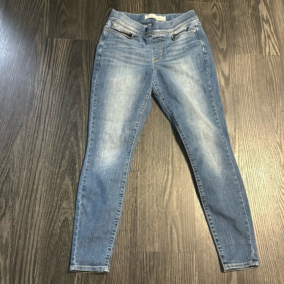 🍍LEVI SHAPING PULL ON SUPER SKINNY 🍍sz 8 W29🍍RK - Picture 1 of 4